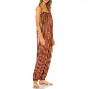 NWT Free People Harem Lurex Jumpsuit